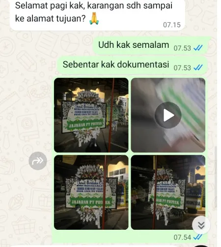 Pengiriman Papan Bunga Selamat Langgengsari Lelea